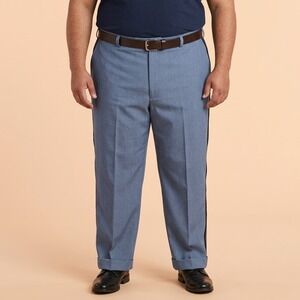 Flying Cross F1 3900 Uniform Pants 52 REG French Blue Polyester NWT